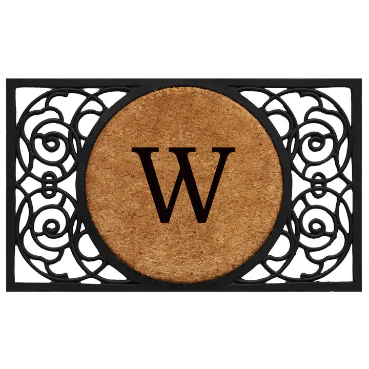 Armada Circle Monogram Doormat