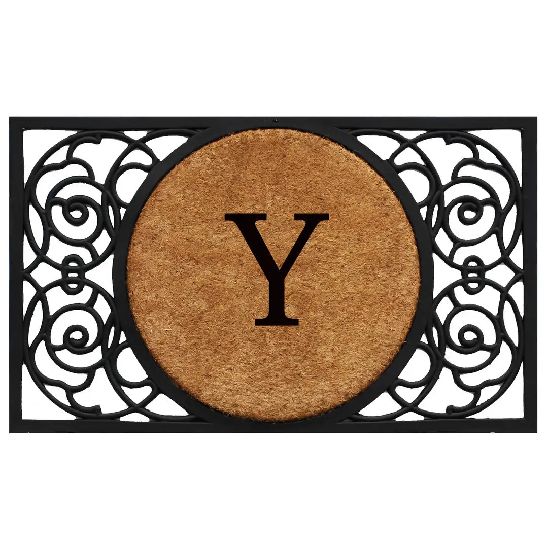 Armada Circle Monogram Doormat