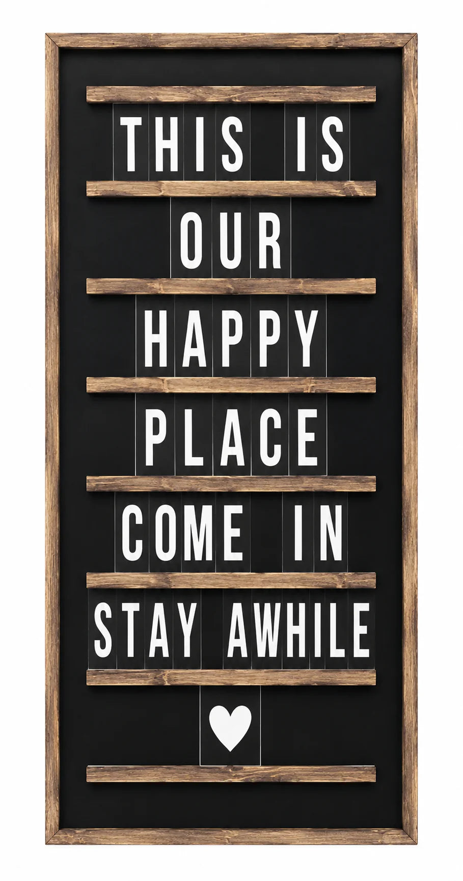 Large Vertical Framed Marquee Board
