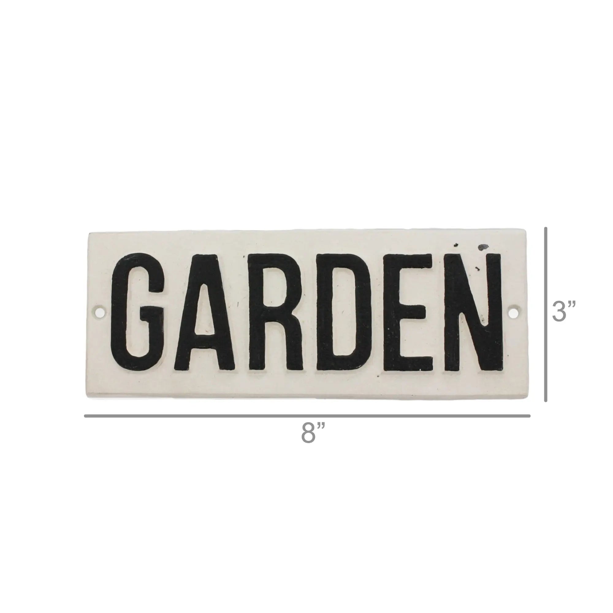 Garden Cast Iron Sign
