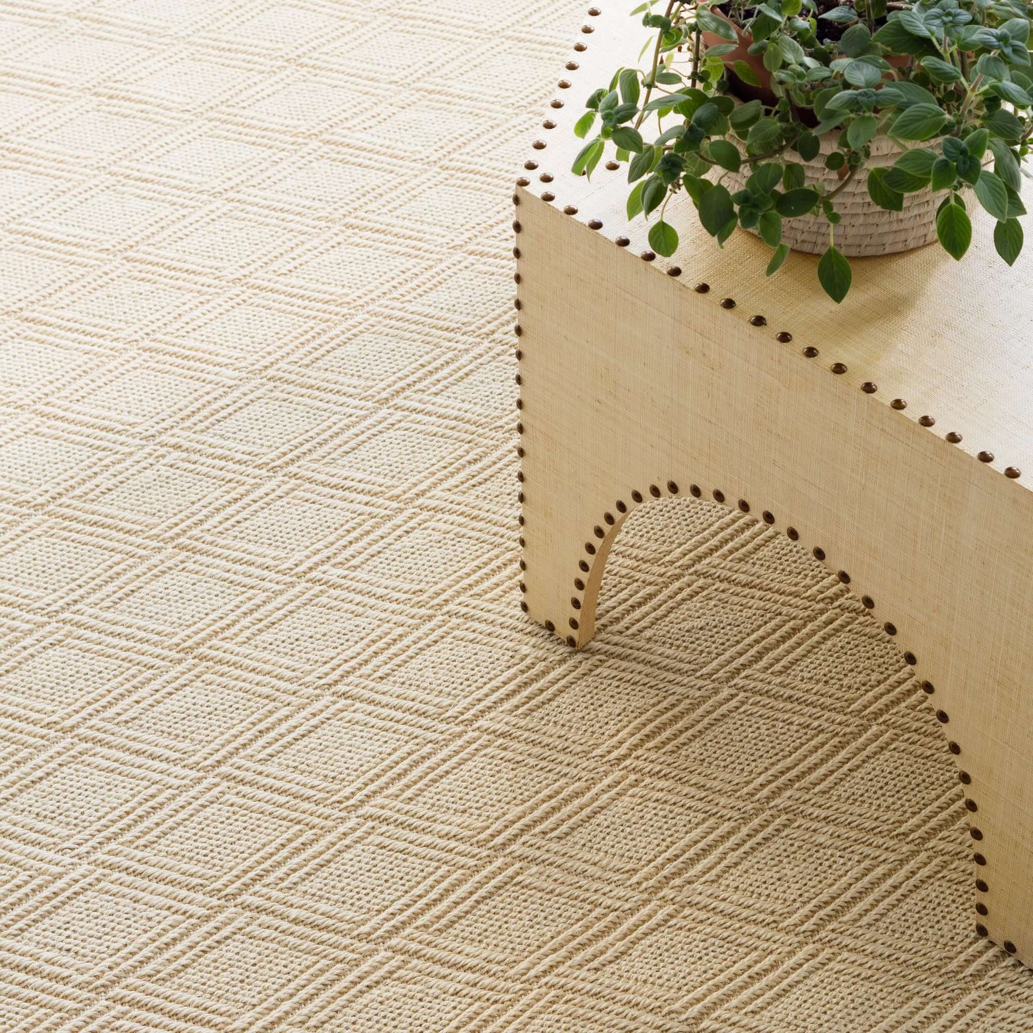 Dash & Albert Diamond Woven Sisal Custom Rug