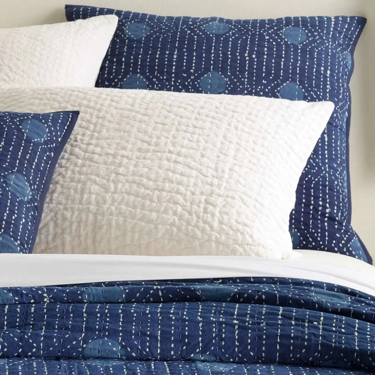 Pine Cone Hill Resist Dot Sham