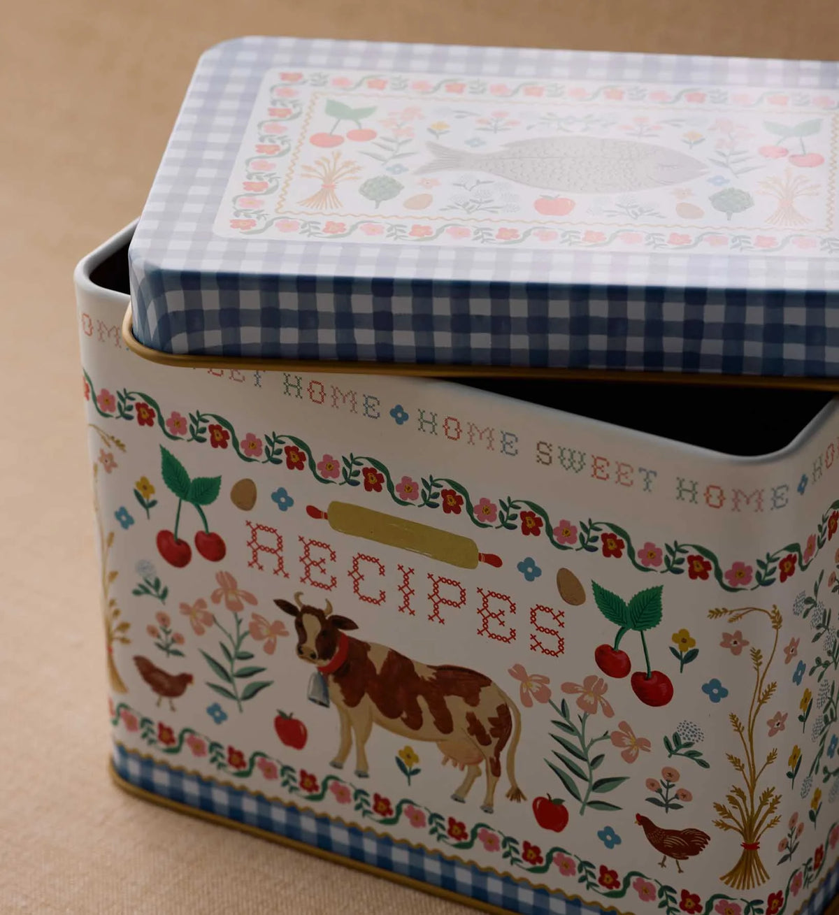 Rifle Paper Co. Home Sweet Home Recipe Tin