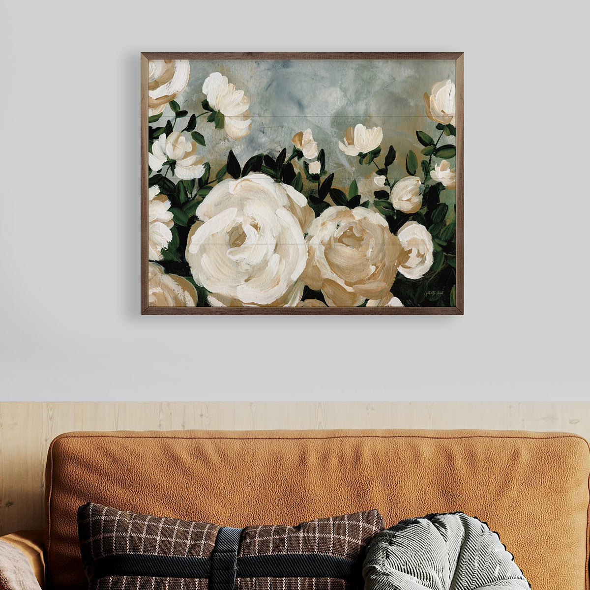 Moody Garden By Yvette St. Amant Wood Framed Print