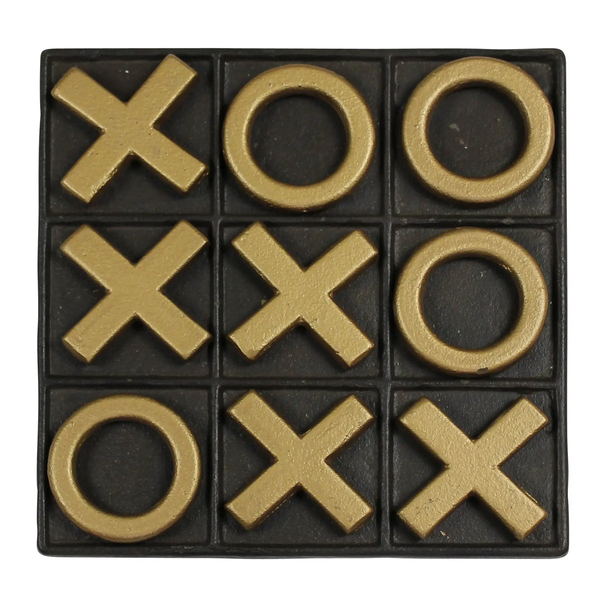 Cast Iron Tic Tac Toe Game