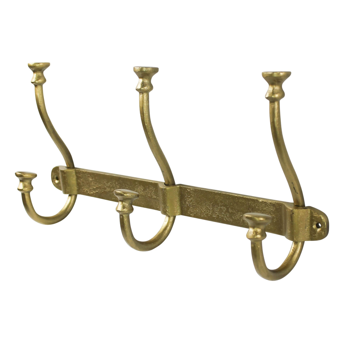 Murphy Brass Wall Coat Rack