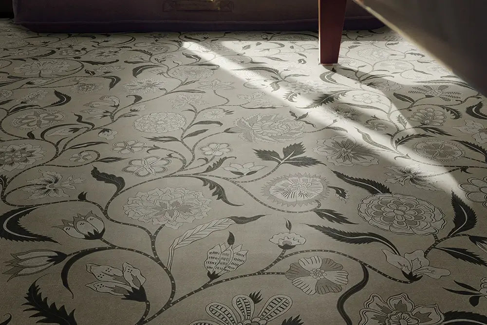 The Hanging Garden White Rolled Goods Vinyl Flooring
