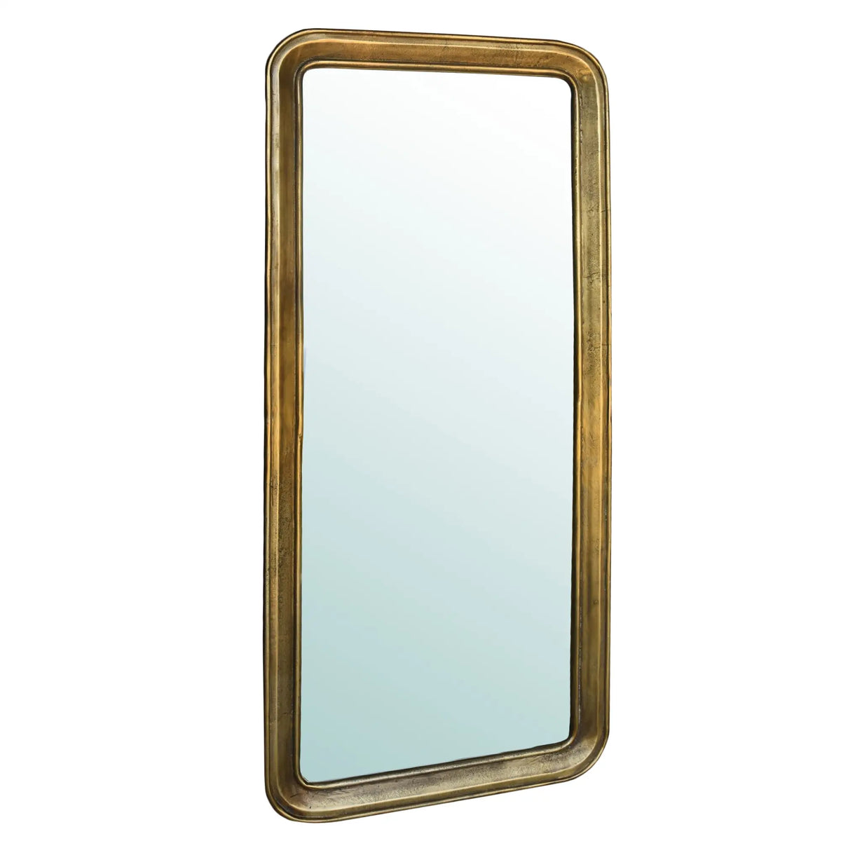 Adelaide Brass Rectangle Mirror