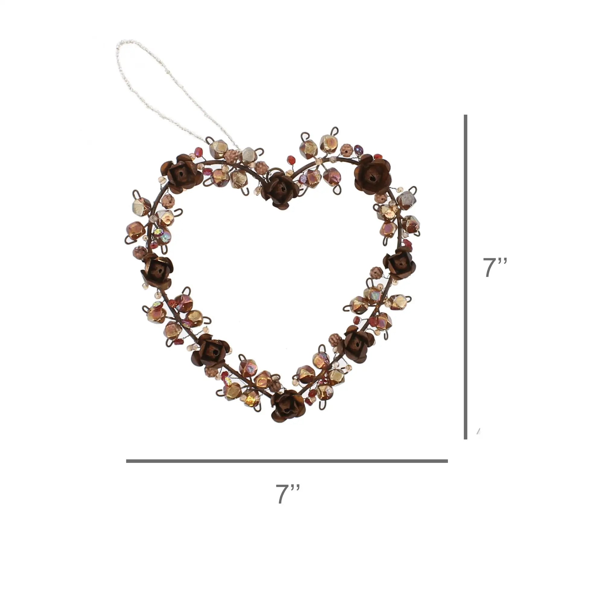 Simone Beaded Heart