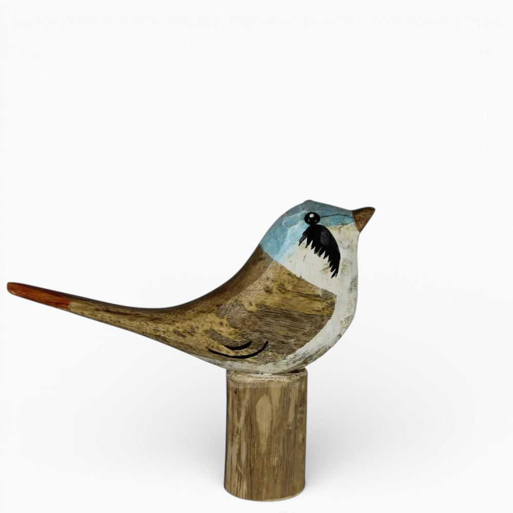 Wood Base Tree Birds Set