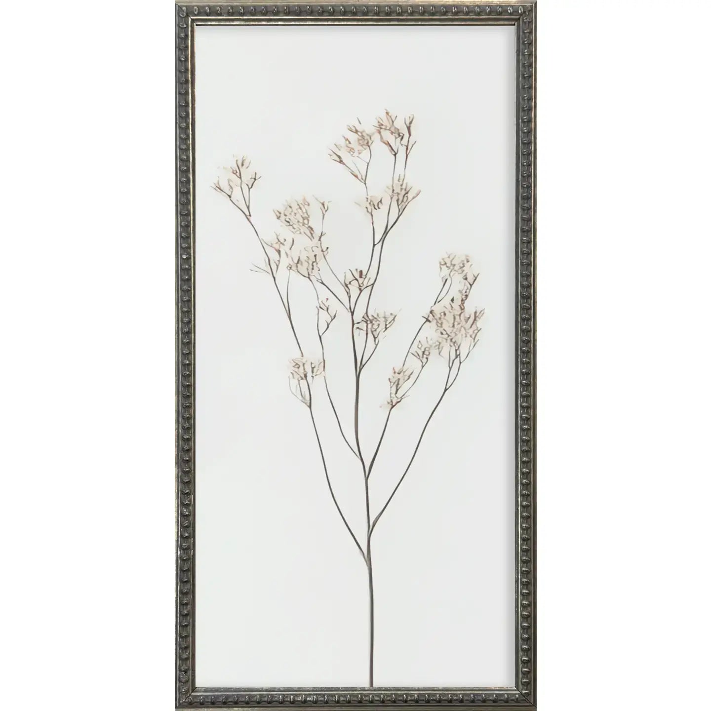 Whispy Botanicals Silver Bead Gallery Frame Art Set