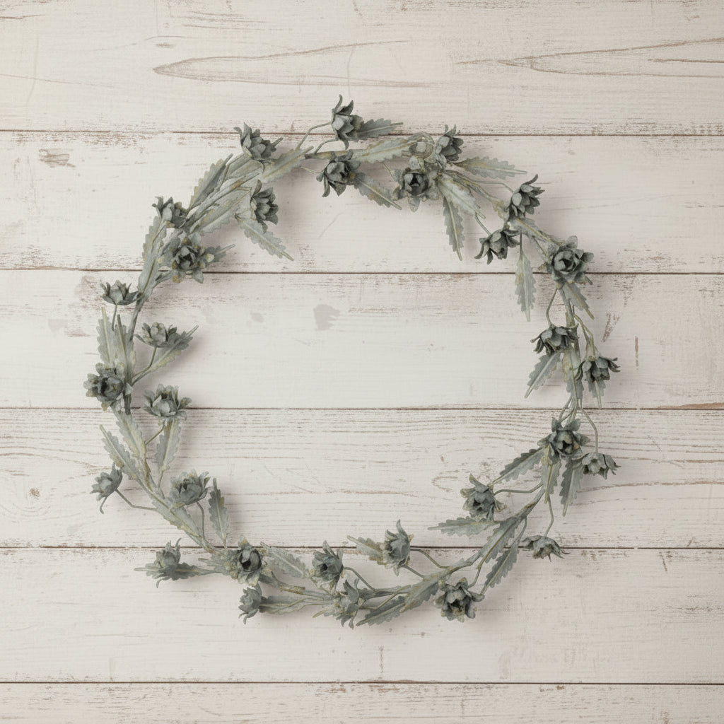Anabelle Floral Metal Wreath