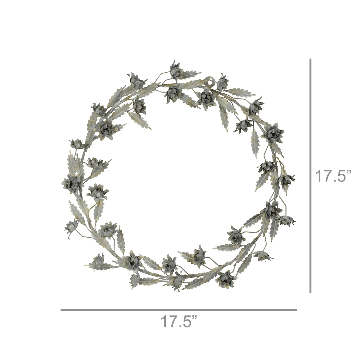 Anabelle Floral Metal Wreath