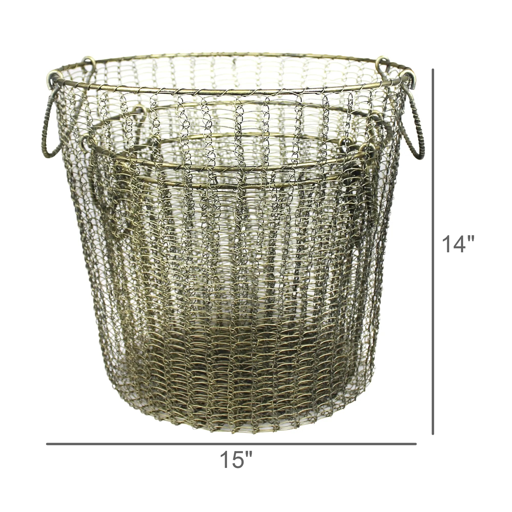 Brass Moana Wire Baskets