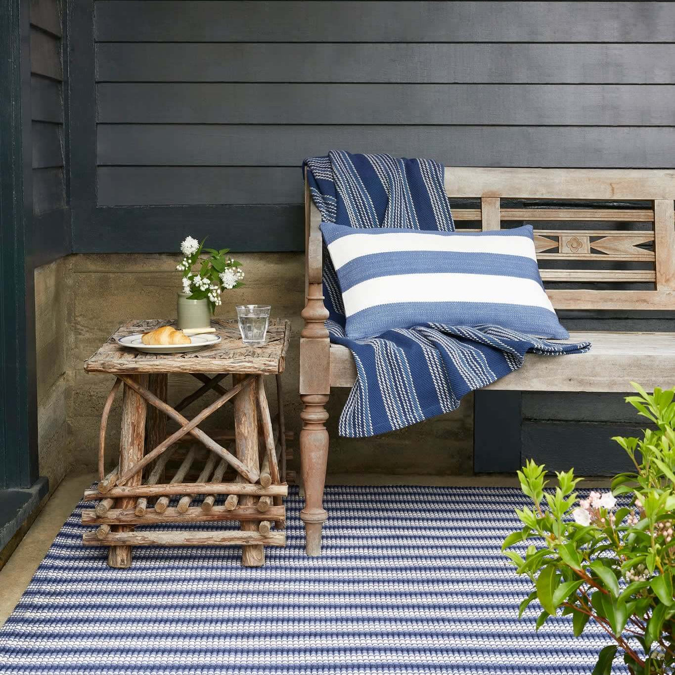 Pine Cone Hill Cameroon Woven Cotton Throw