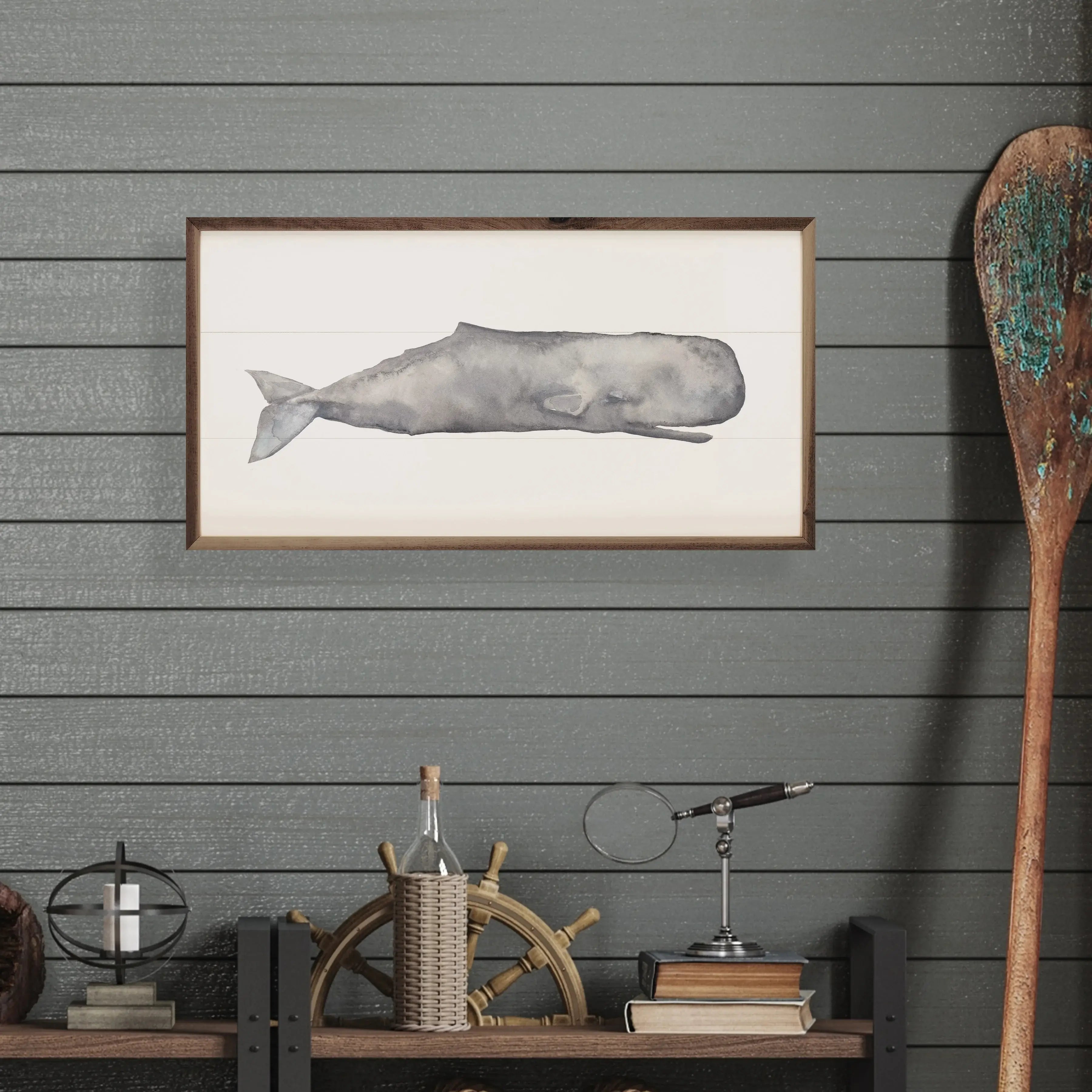 Watercolor Whale Painting