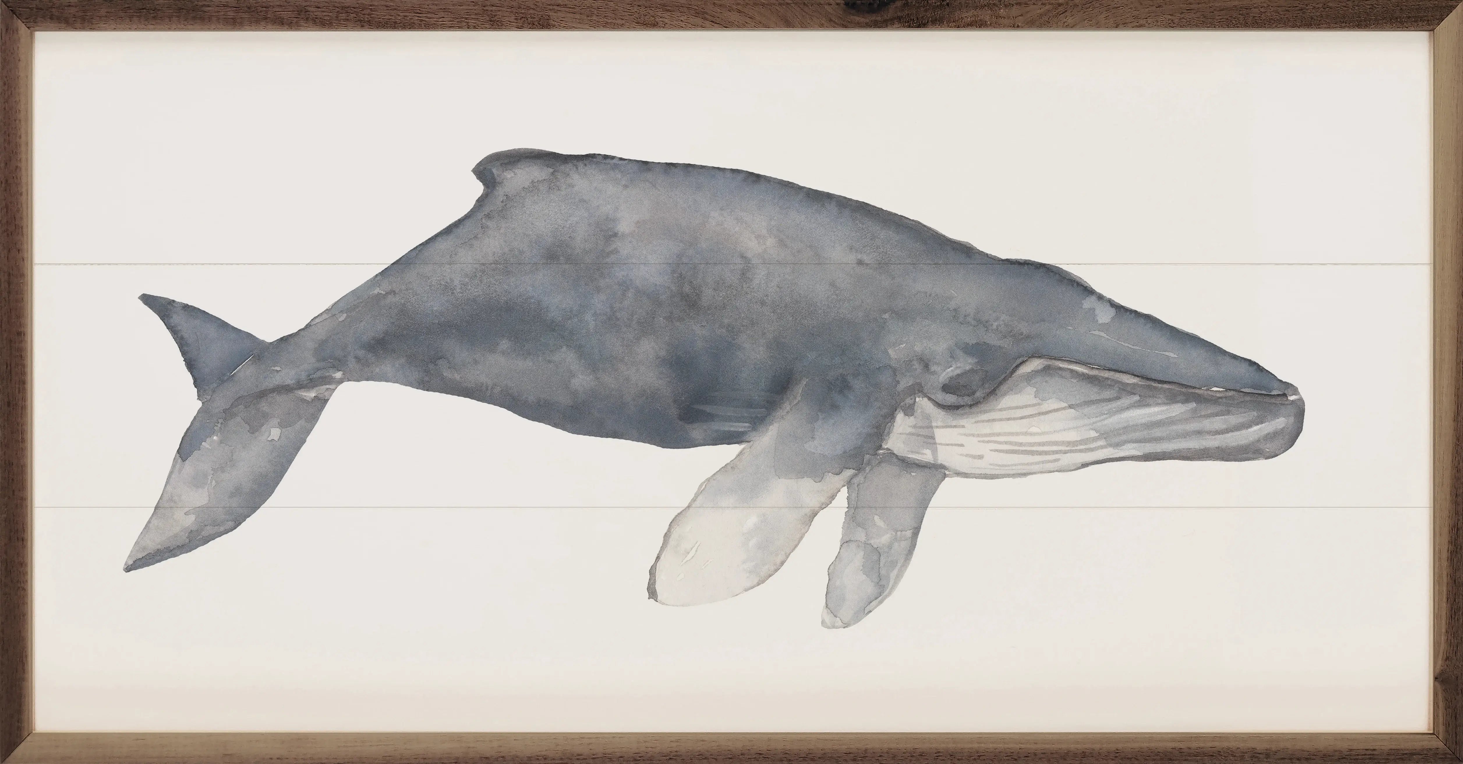 Watercolor Whale Painting