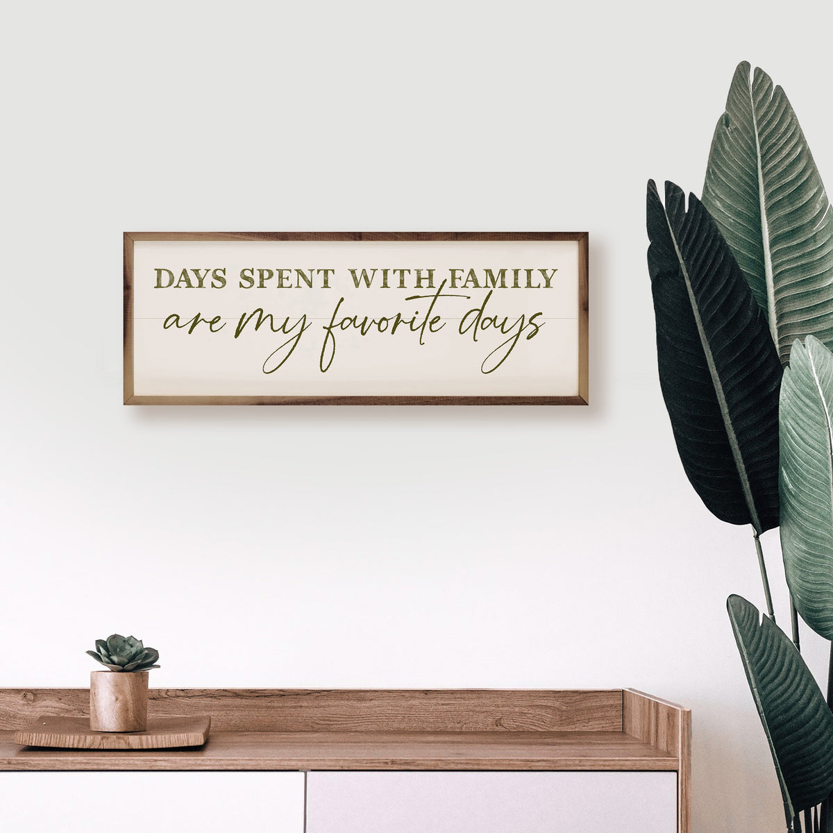 My Favorite Days Wood Framed Print