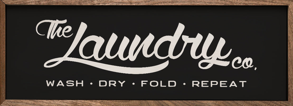 The Laundry Co Wood Framed Print