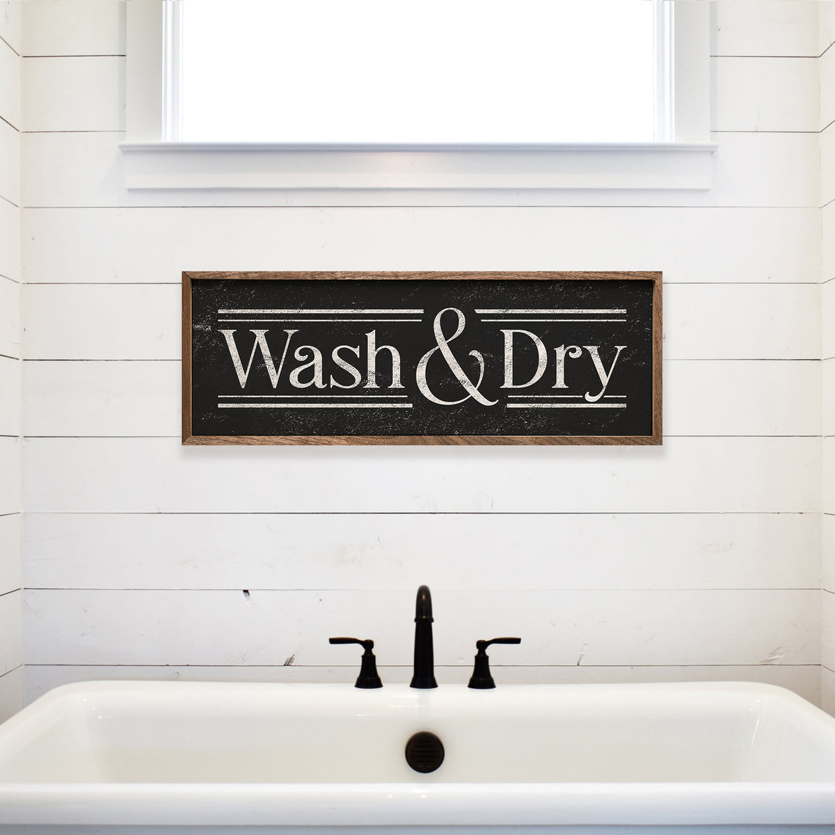 Wash & Dry Wood Framed Print