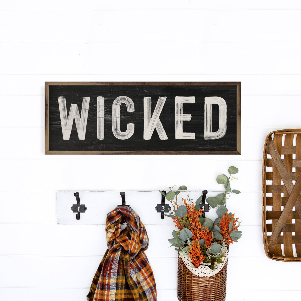 Wicked Wood Framed Print