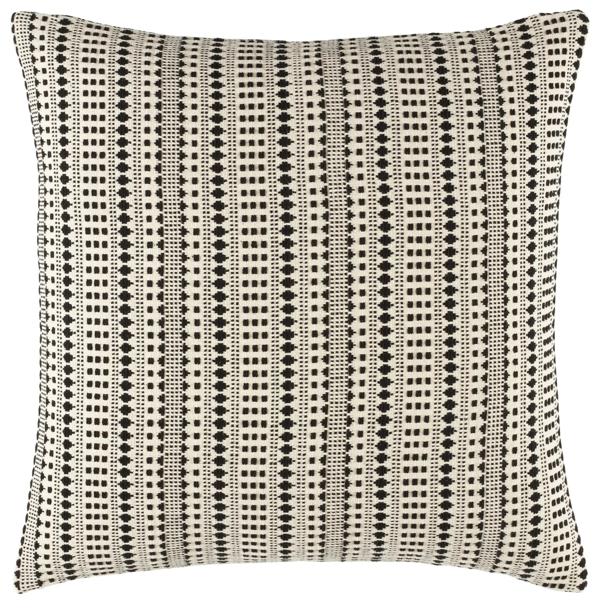 Pine Cone Hill Fira Jacquard Black Coverlet Sham