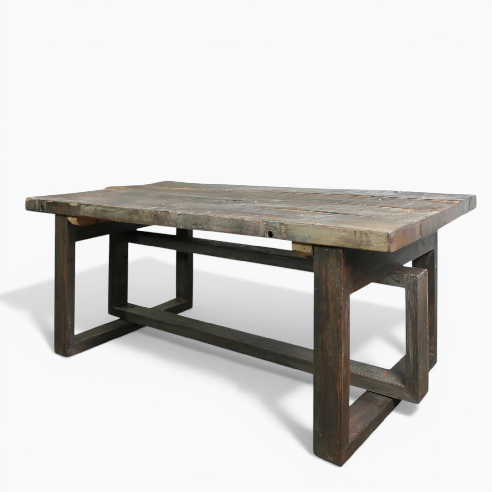 Reclaimed Wood Capital Coffee Table