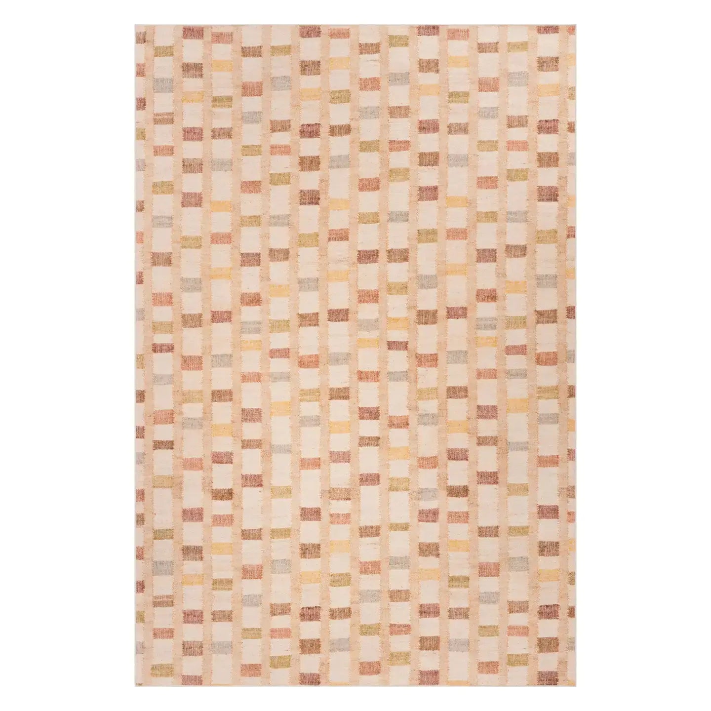 Virey Bohemian Geometric Washable Rug