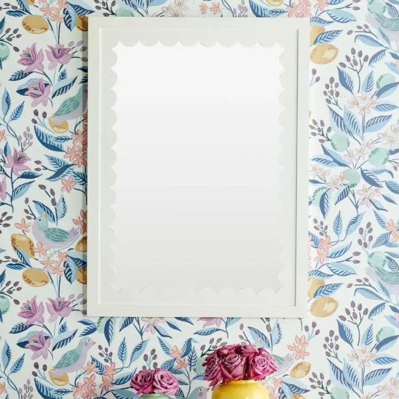 Gigi White Wall Mirror