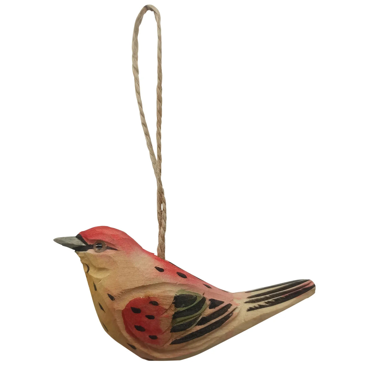 Carved Wood Bird Set