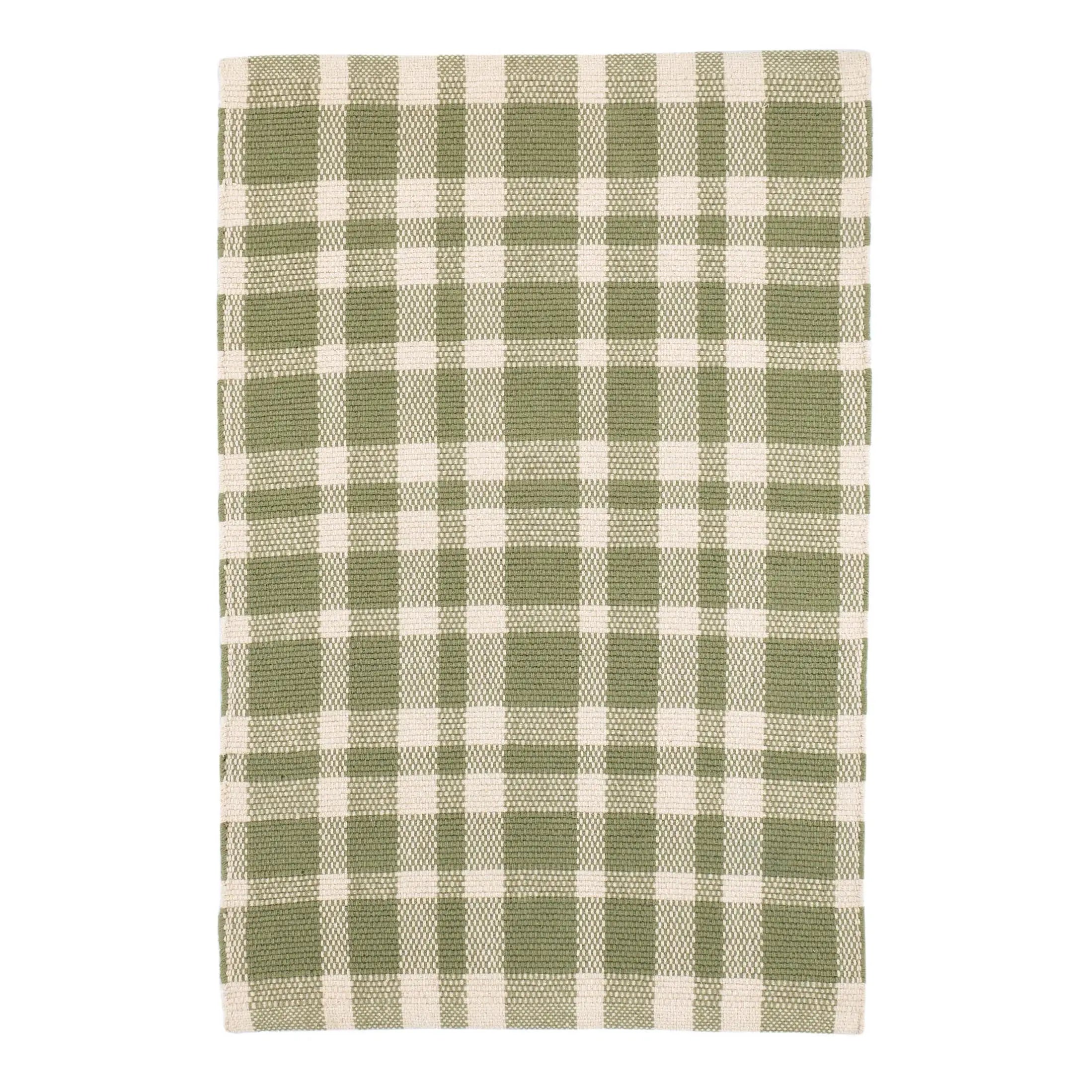 Dash & Albert Tattersall Handwoven Cotton Rug
