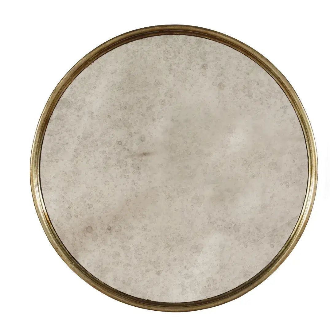 Sanctuary Round Mirrored Accent Table