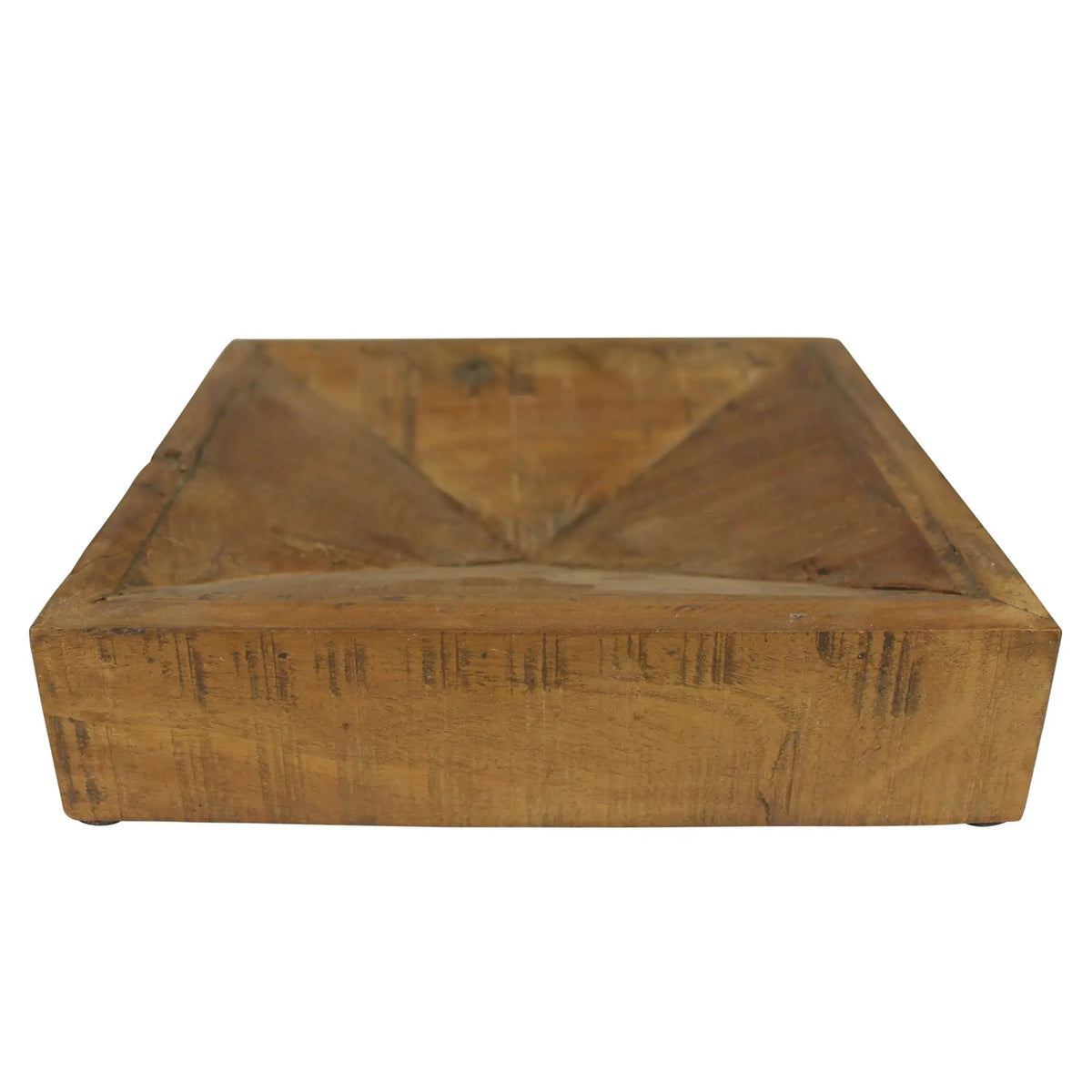 Salvaged Square Wood Tray