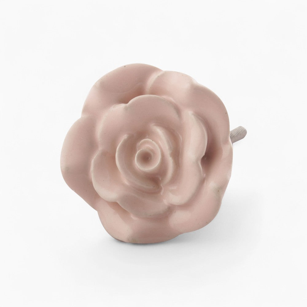 Pink Rose Knob