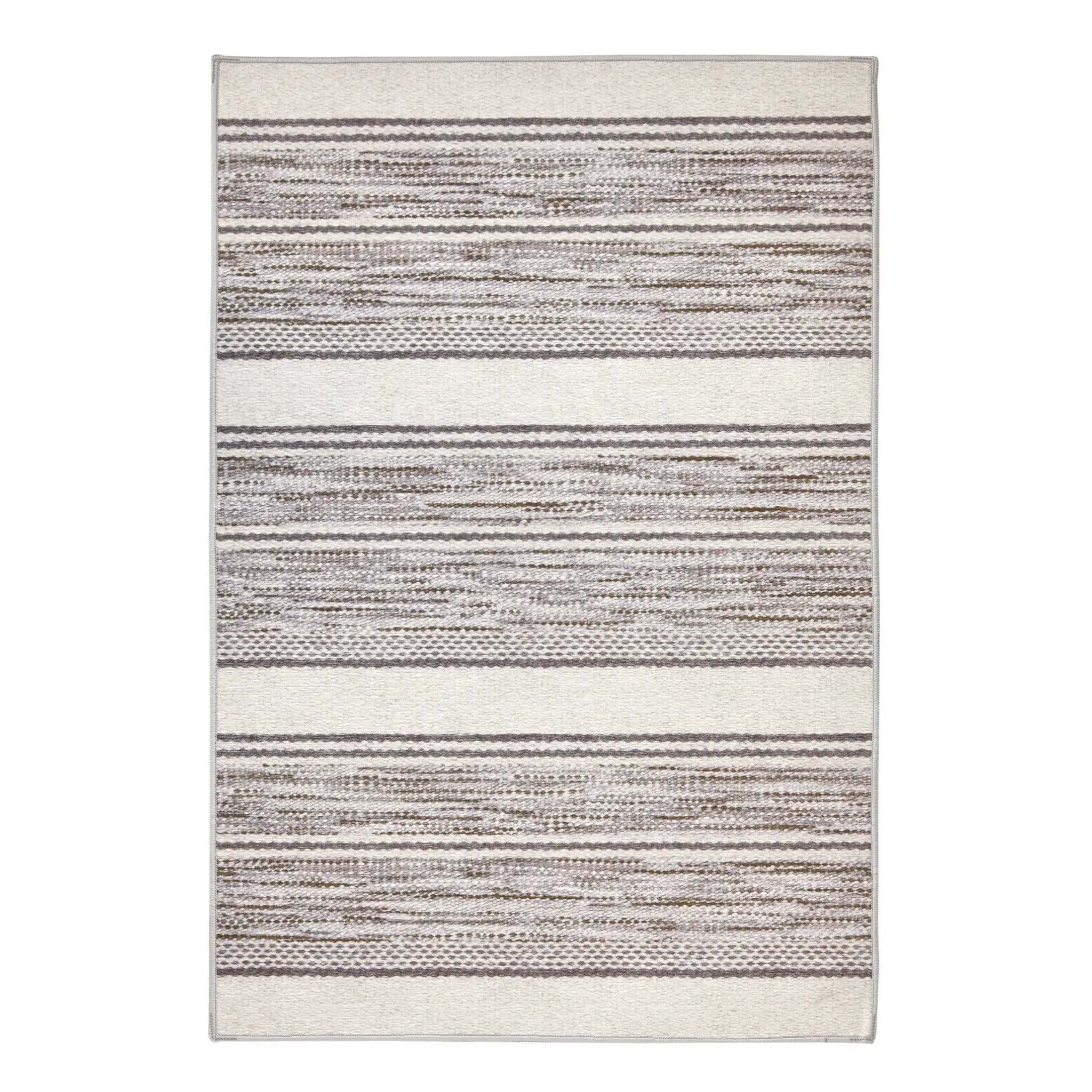 Ellington Stripe Machine Washable Rug