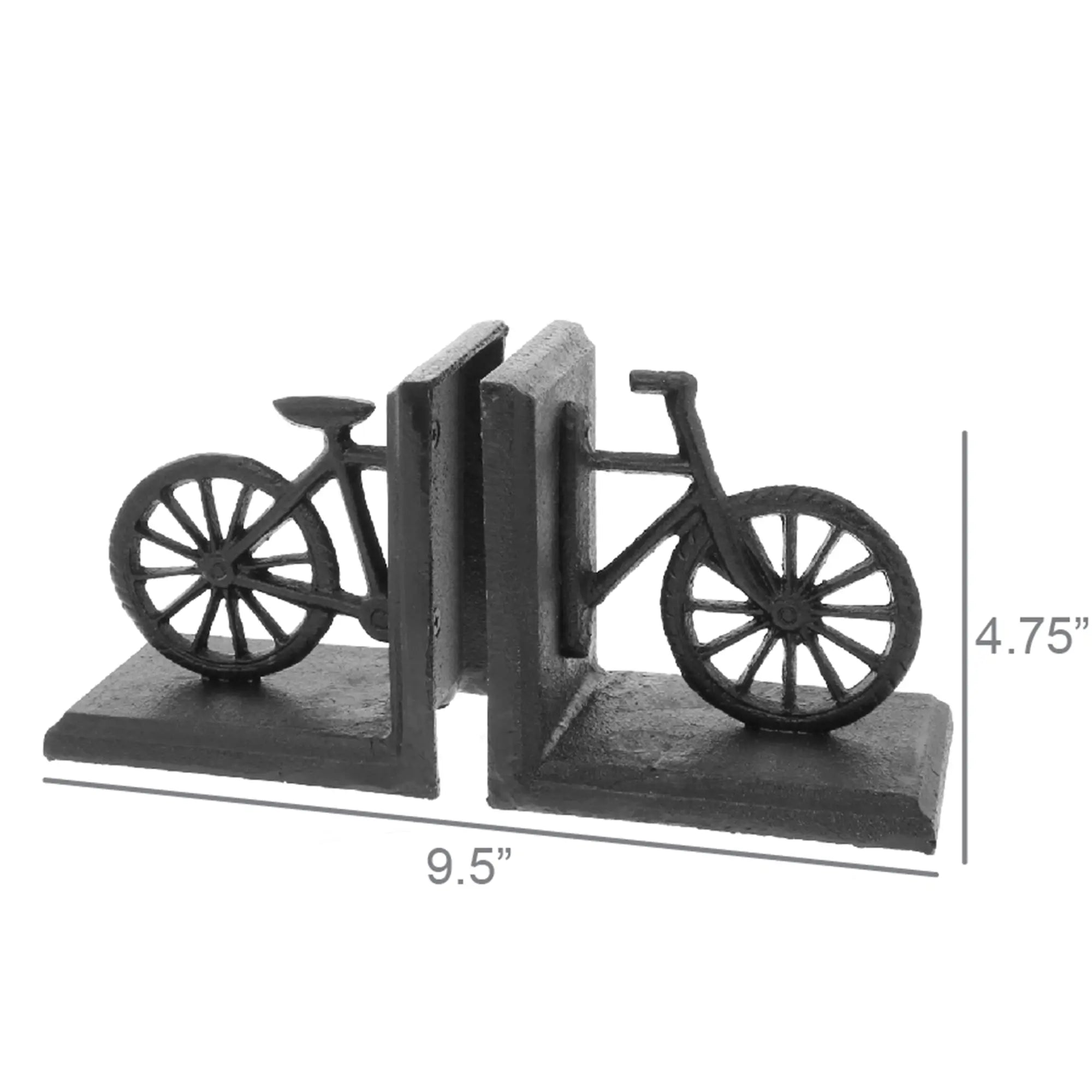 Cast Iron Bicycle Bookends