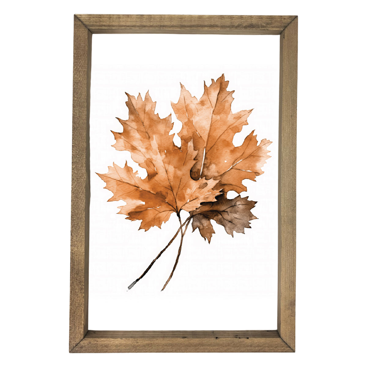 Fall Leaf Framed Art