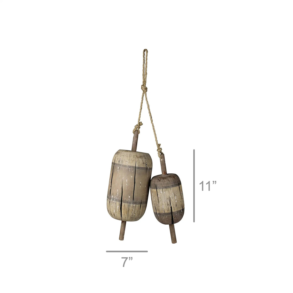 Wood Decorative Bobber Set