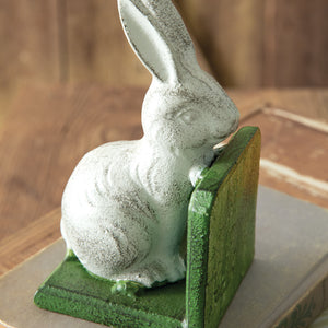 Peeping Bunny Bookends