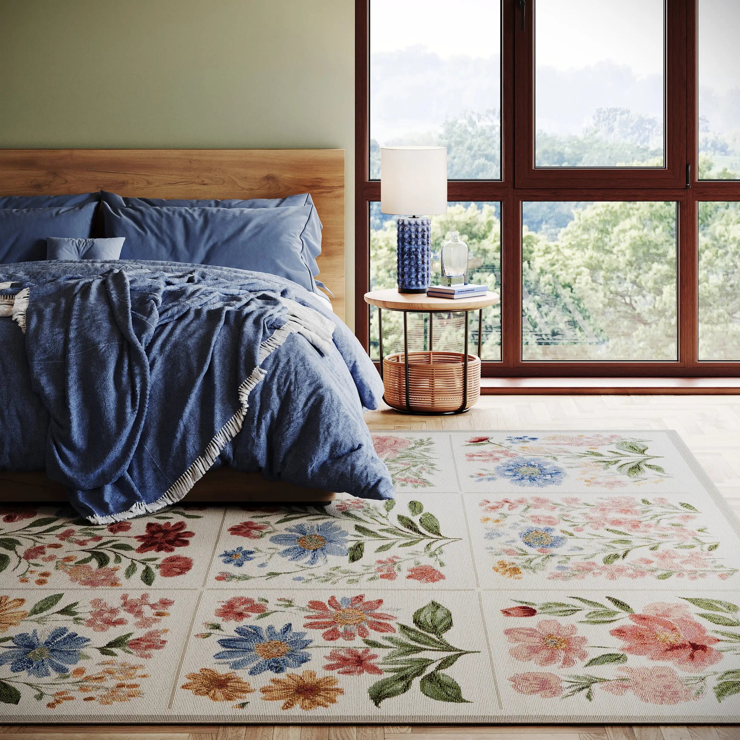 Dash & Albert Solari Floral Indoor/Outdoor Rug