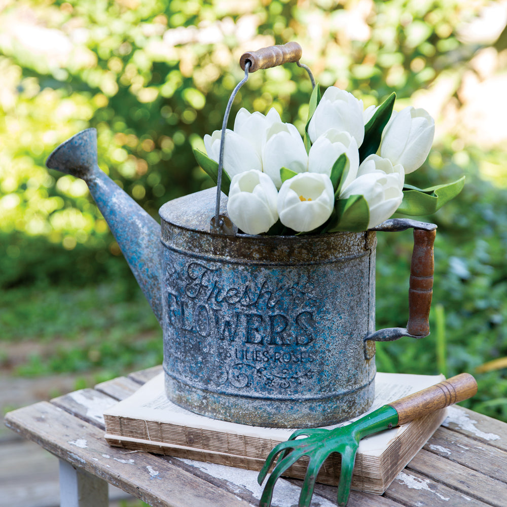 Fresh Flowers Watering Can