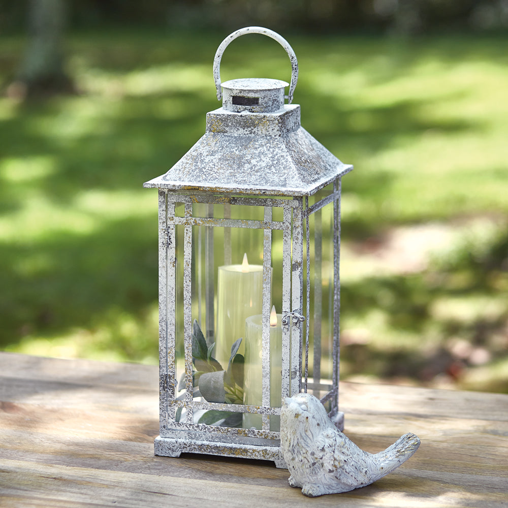 Rustic Cottage Paned Lantern