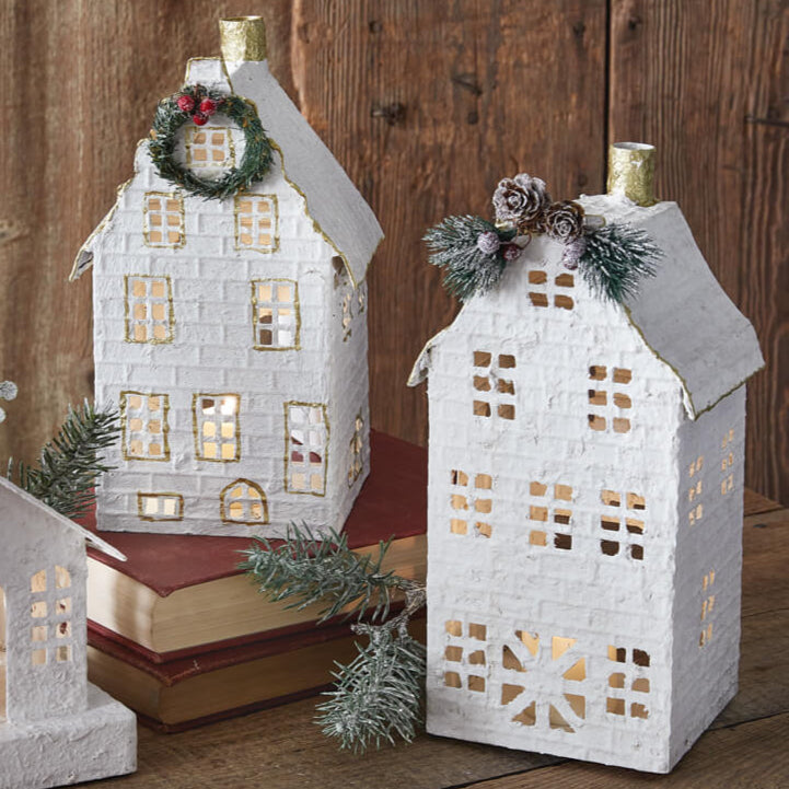 Snowy House Luminary