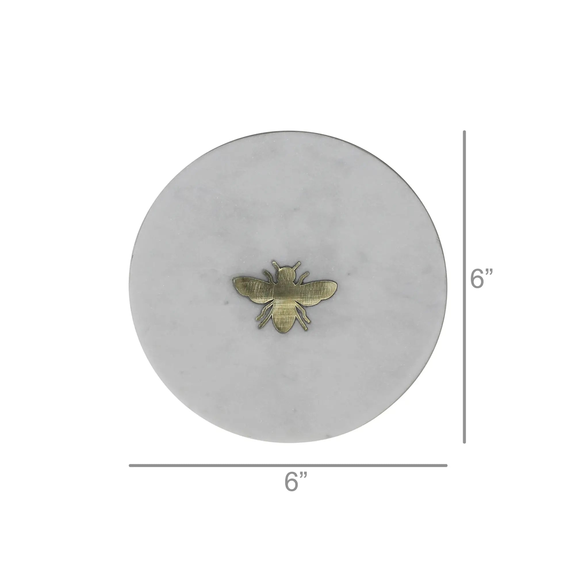 Inlaid Marble Bee Tray