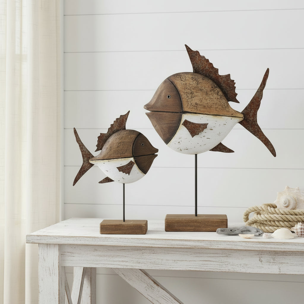Wood Fish Set