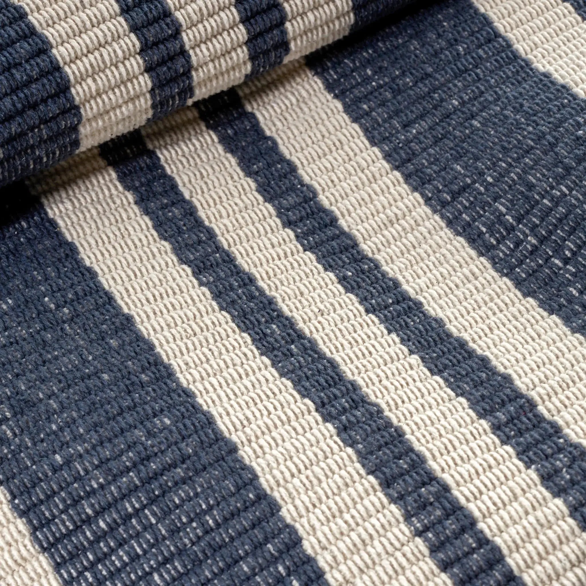 Dash & Albert Irving Stripe Handwoven Cotton Rug