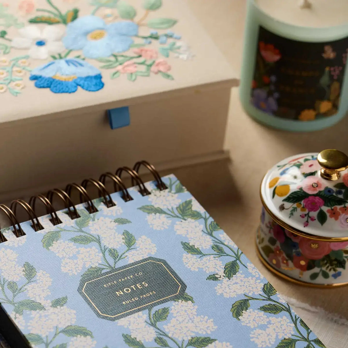 Rifle Paper Co. Garden Party Round Porcelain Box