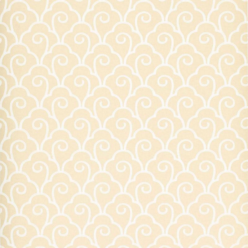 Schumacher Scallop Filigree Wallpaper