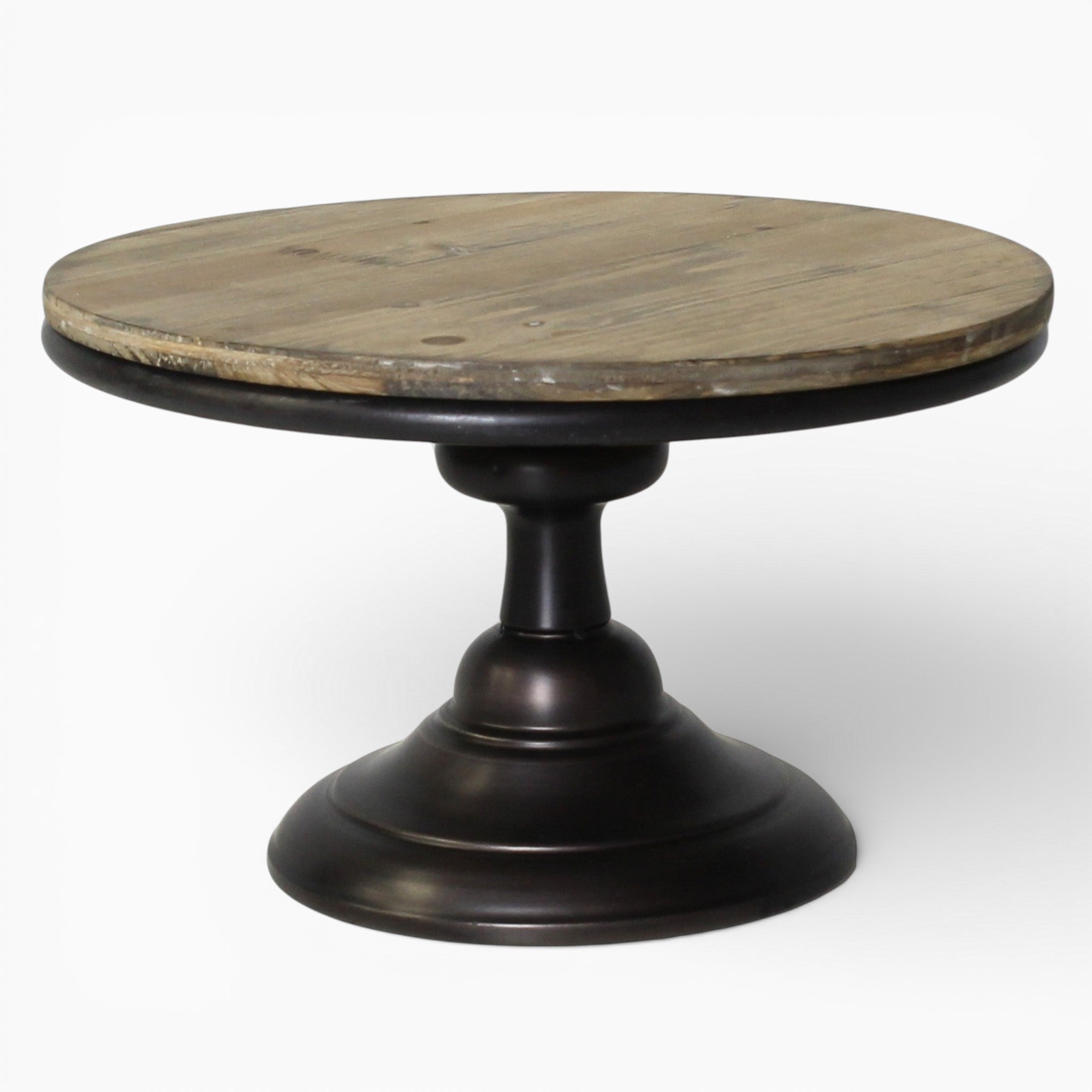 Glenn Wood & Metal Pedestal