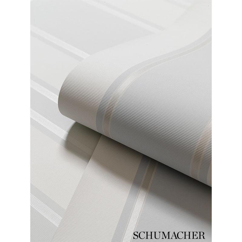 Schumacher Morgan Stripe Wallpaper